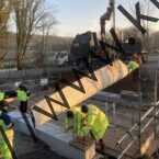 راهی برای بازیافت قطعات صنعتی: ایرلندی‌ها با قطعات توربین‌های بادی بلااستفاده پل ساختند